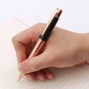 Exquisite metal rotating ballpoint pen, business meeting rose gold gift pen, writing tool, fashionable pen Specification image